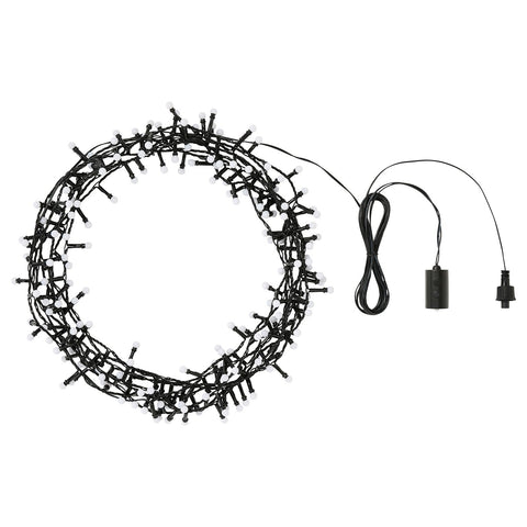 STRÅLA LED lighting chain, outdoor/ball, 13 m