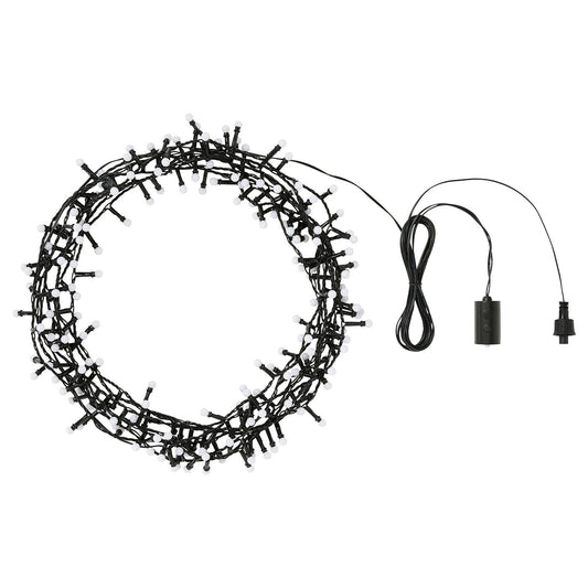 STRÅLA LED lighting chain, outdoor/ball, 13 m