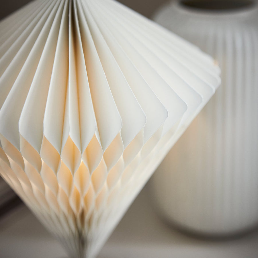 STRÅLA LED decorative table lamp, tree-shaped battery-operated/white, 11.5 cm