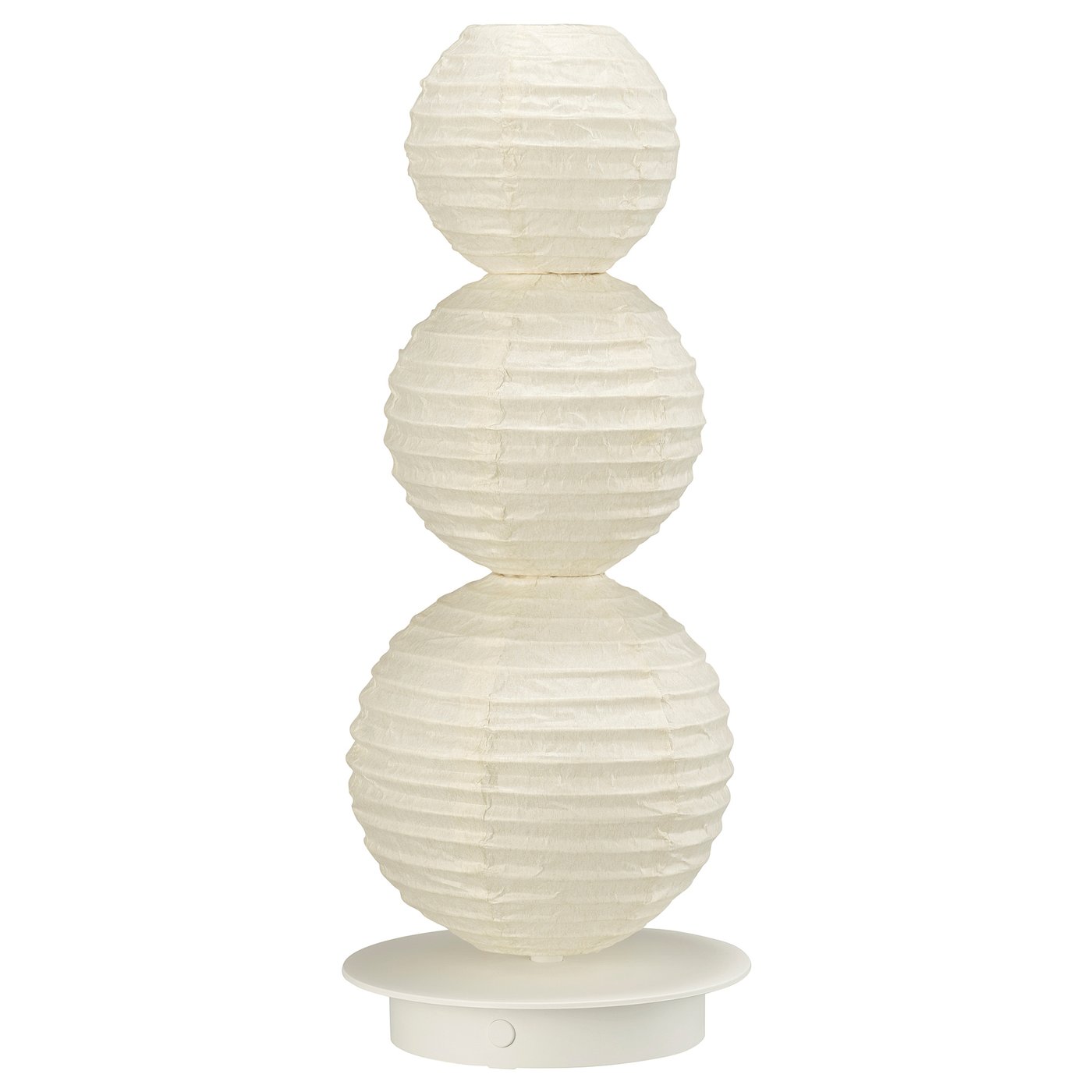 STRÅLA LED decorative table lamp, ball shaped battery-operated/white, 12 cm