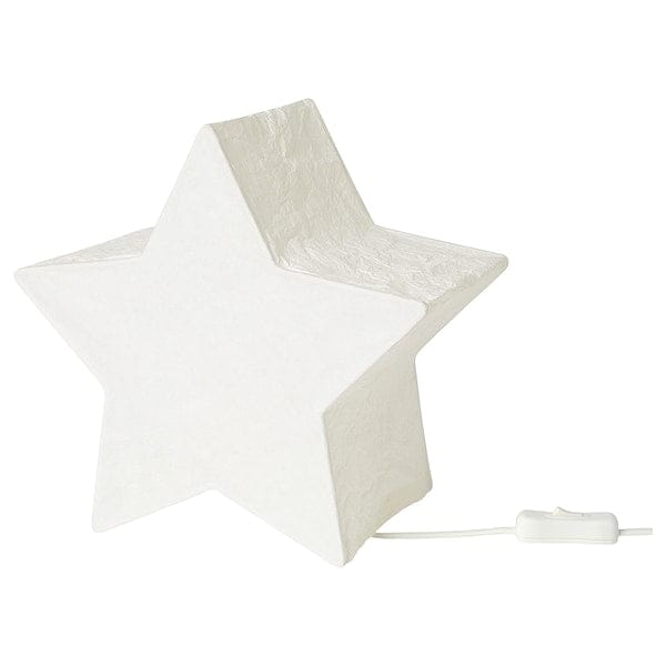 Ikea STRÅLA - Table lamp, star/white,25 cm