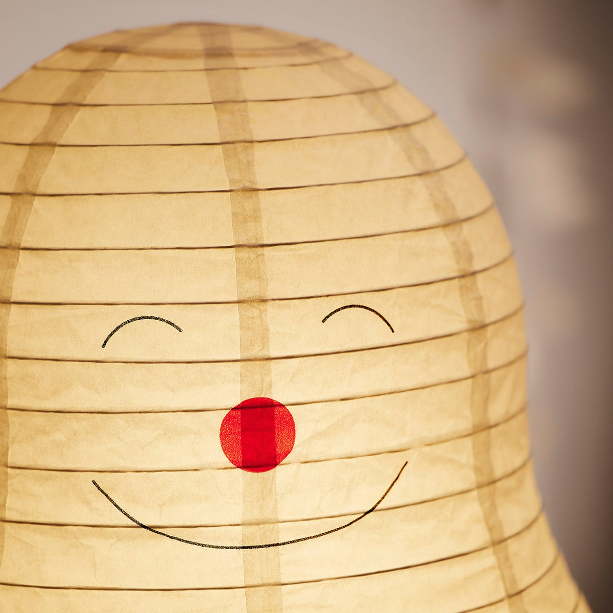 STRÅLA floor lamp, snowman