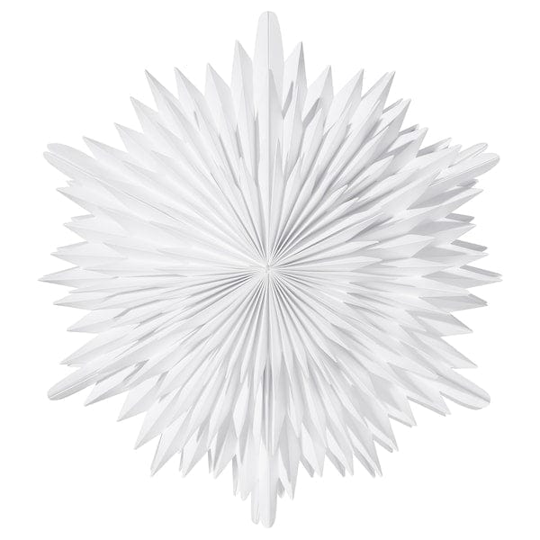 Ikea STRÅLA - Lamp shade, 3D flower/star-shaped white, 60 cm