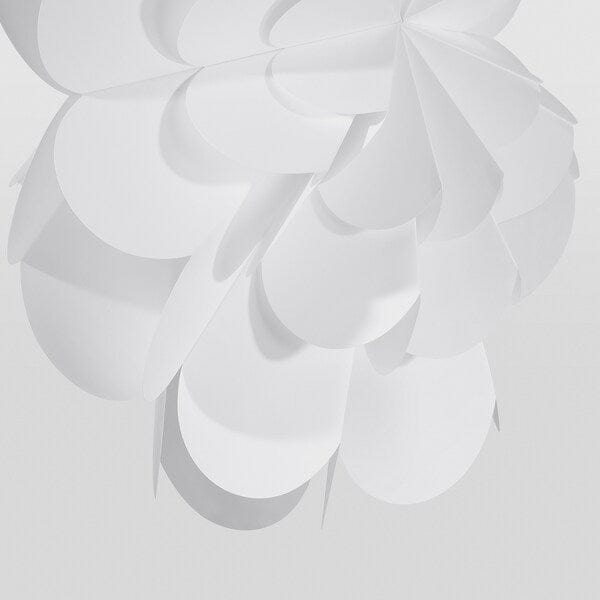 Ikea STRÅLA - Lamp shade, 3D flower/white, 55 cm