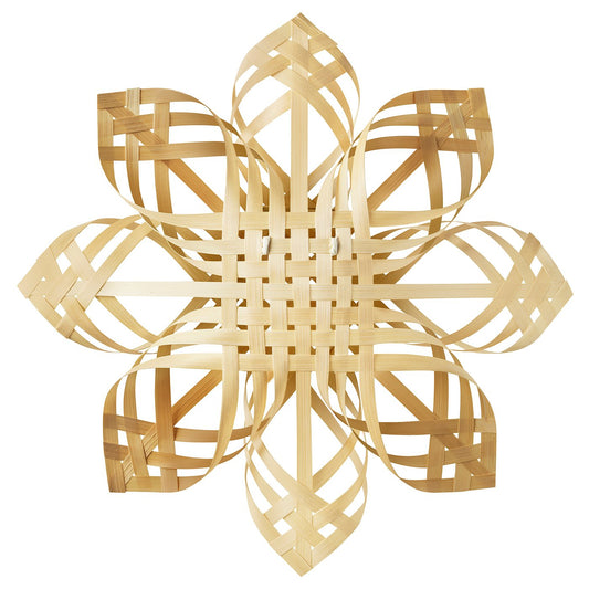 STRÅLA lamp shade, bamboo, 35 cm