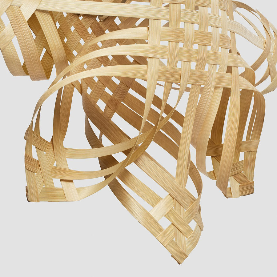 STRÅLA lamp shade, bamboo, 35 cm