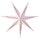 STRÅLA lamp shade, paper star/white red, 90 cm