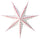 STRÅLA lamp shade, paper star/white red, 70 cm