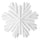 STRÅLA lamp shade, paper petal star/white, 55 cm