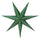 STRÅLA lamp shade, paper star/green white, 90 cm
