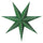 STRÅLA lamp shade, paper star/green white, 70 cm