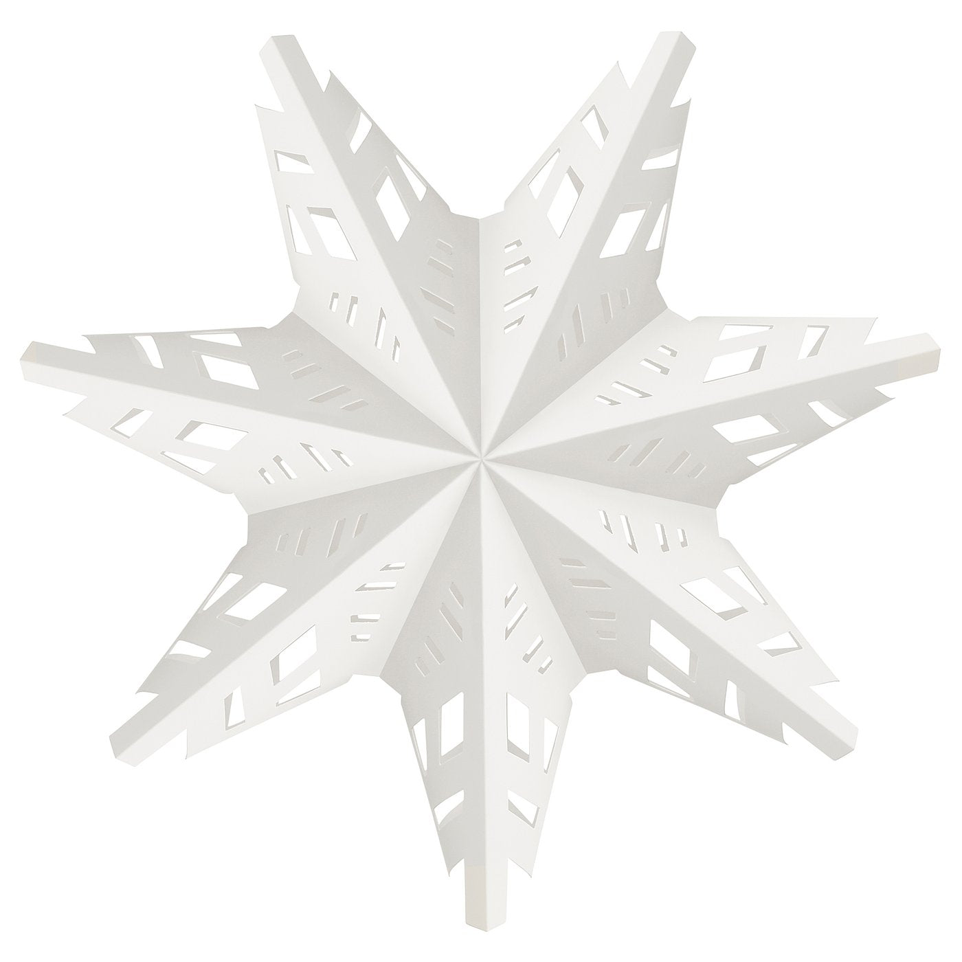 STRÅLA lamp shade, snowflake, 48 cm