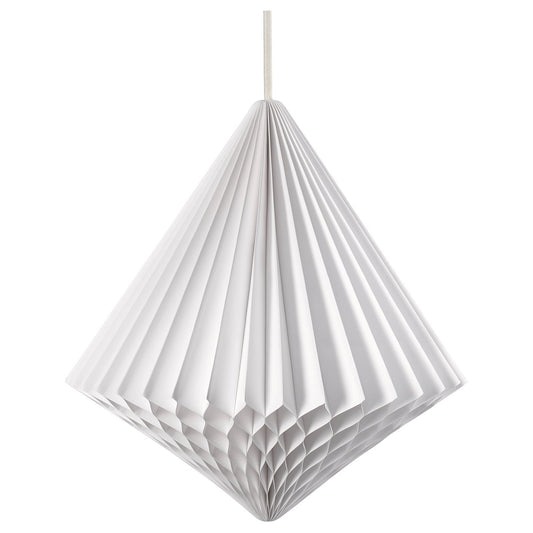 STRÅLA lamp shade, diamond-shaped white, 32 cm
