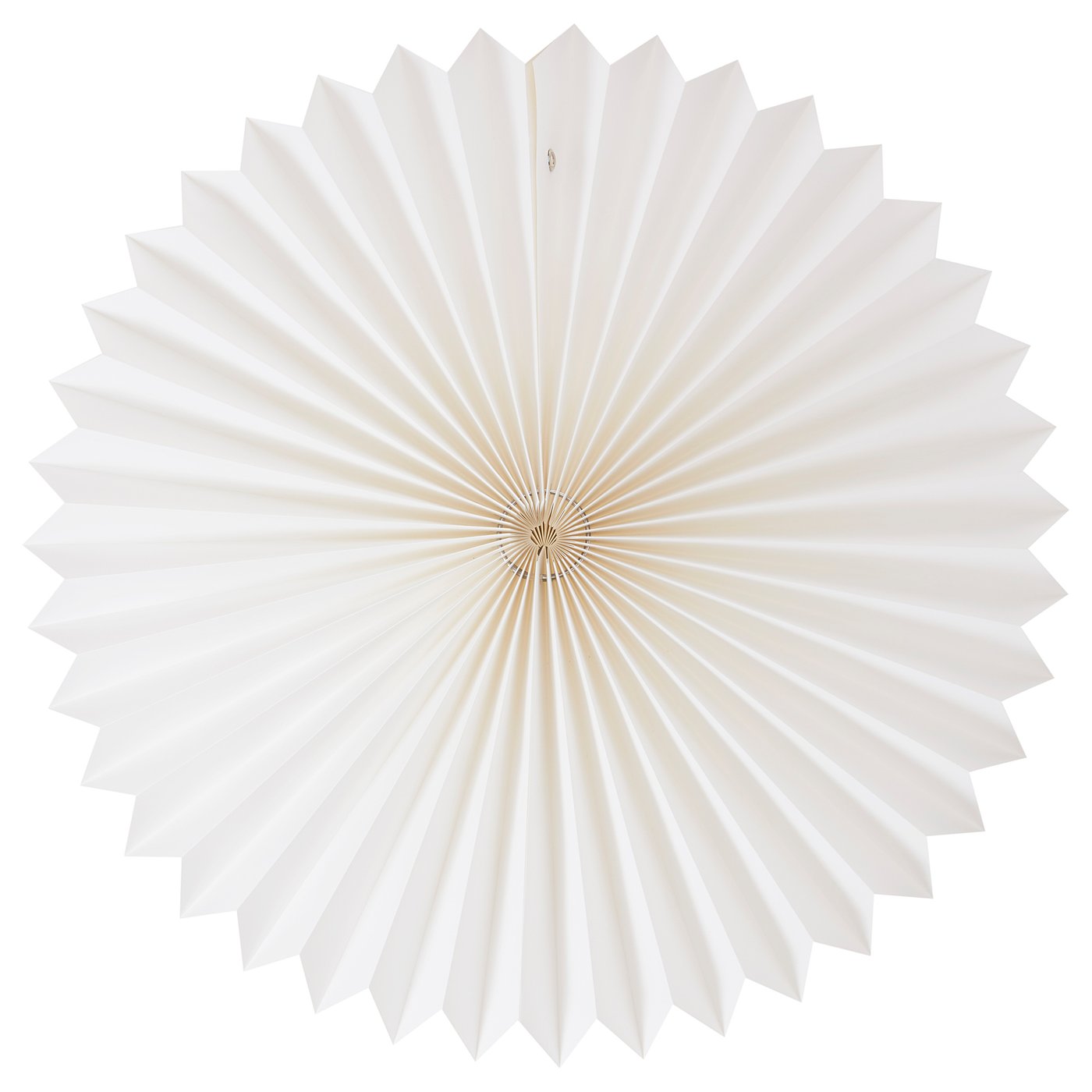 STRÅLA pendant lamp shade, origami/white, 42 cm
