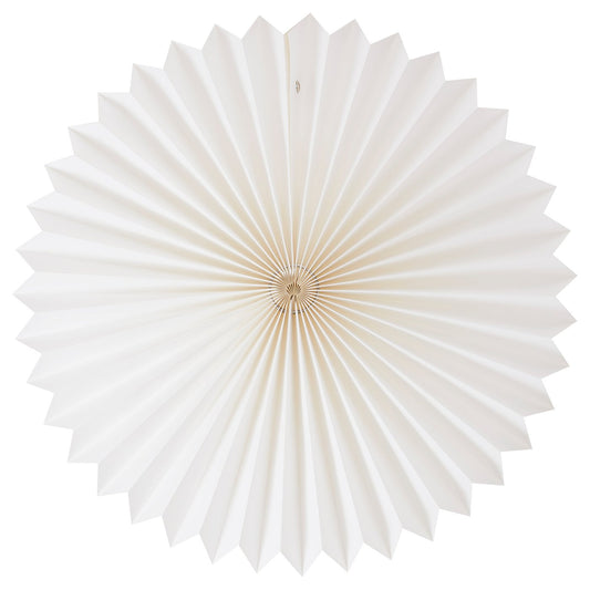 STRÅLA pendant lamp shade, origami/white, 42 cm