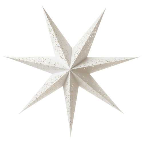 STRÅLA lamp shade, lace/white, 90 cm