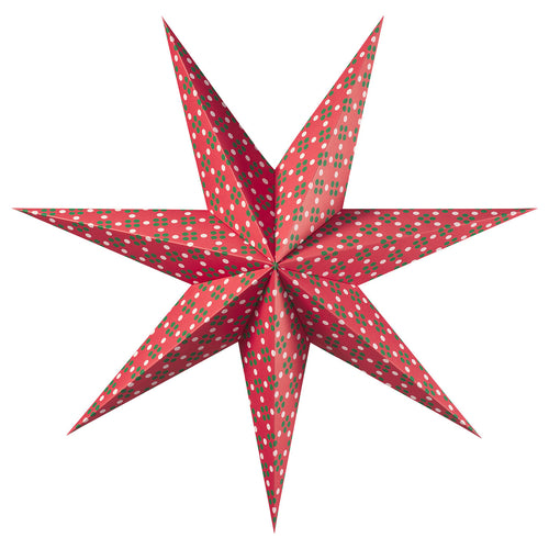 STRÅLA lamp shade, pink/green, 70 cm