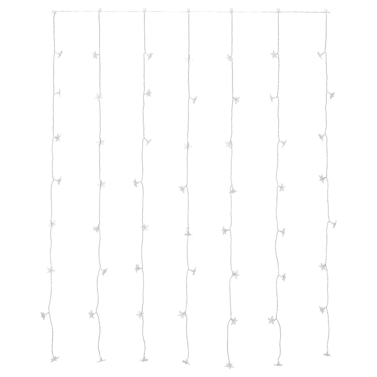 STRÅLA LED lighting curtain, star, 120x160 cm