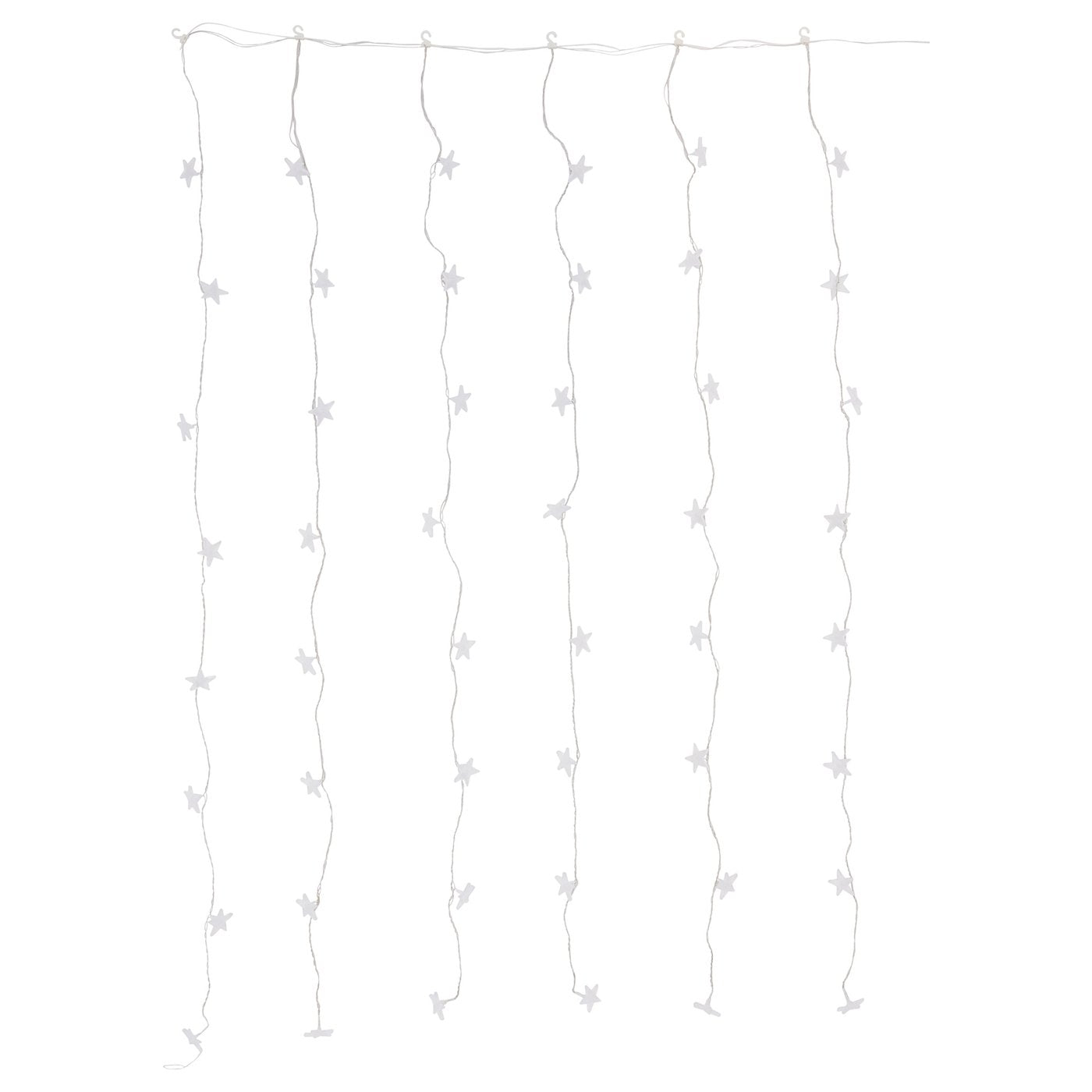 STRÅLA LED lighting curtain with 48 lights, outdoor star