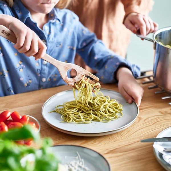 Ikea STRÅLFENA - Spaghetti server, solid birch, 30 cm