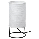 STRANDAD table lamp, white/black, 29 cm