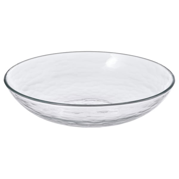 STRANDKRABBA bottom plate, glass/transparent, 19 cm