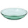 STRANDKRABBA deep plate, glass/green, 19 cm