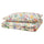 STRANDLUMMER - STRANDLUMMER Duvet cover and pillowcase, multicolour/floral pattern, 150x200/50x80 cm