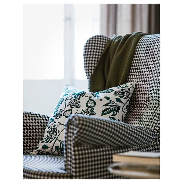 Ikea STRANDMON Armchair - Black/Beige Vibberbo