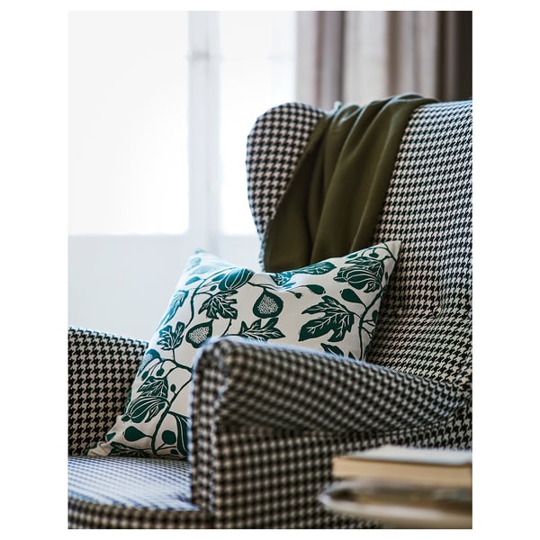 STRANDMON Armchair - Black/Beige Vibberbo