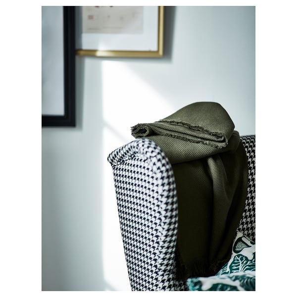 STRANDMON Armchair - Black/Beige Vibberbo