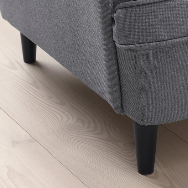 STRANDMON - Armchair, Vissle grey ,