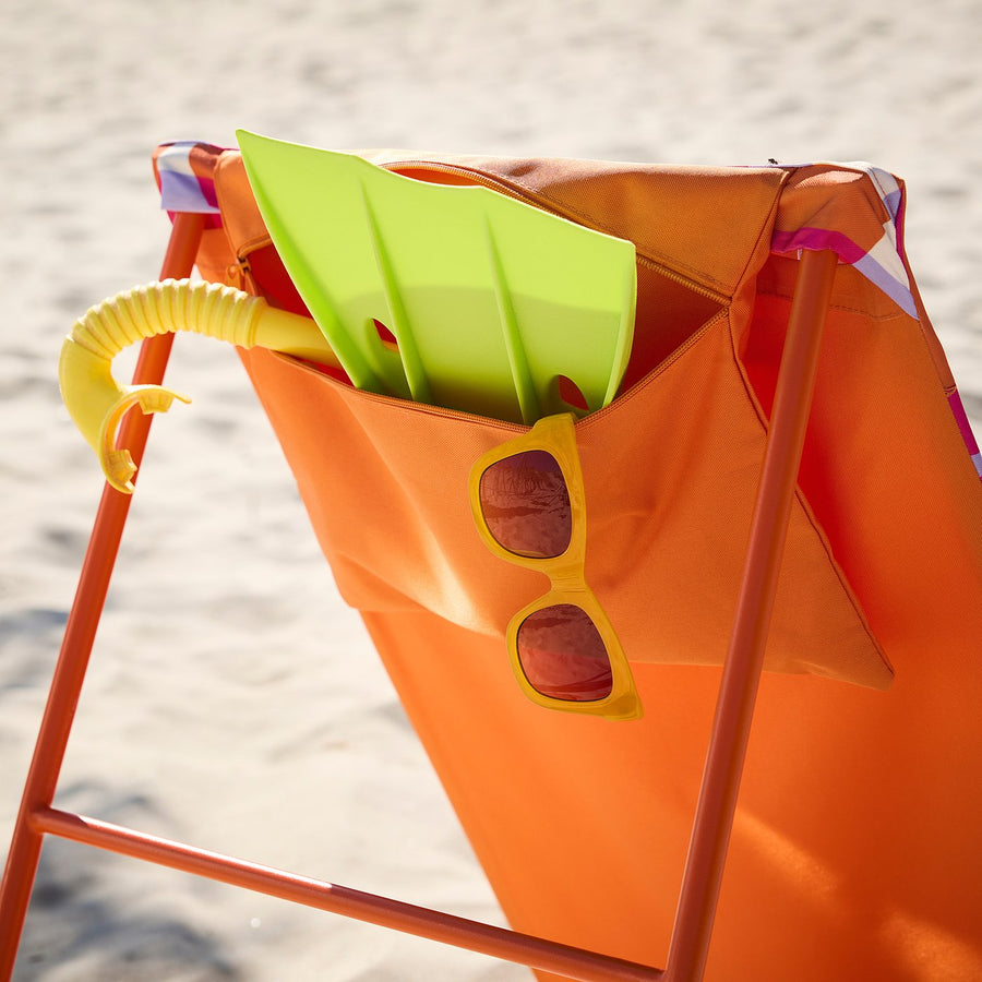 STRANDÖN sun lounger, multicolour, 112x49 cm