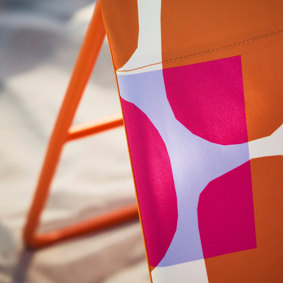 STRANDÖN sun lounger, multicolour, 112x49 cm