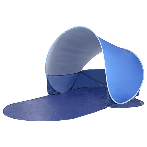 STRANDÖN pop-up sun/wind shelter, blue, 225x113 cm