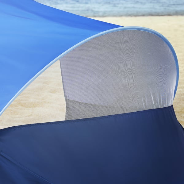 STRANDÖN pop-up sun/wind shelter, blue, 225x113 cm