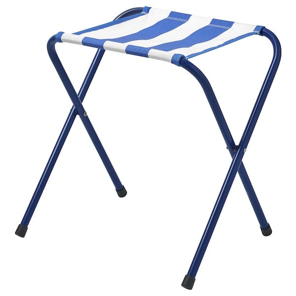 STRANDÖN - Folding stool, blue