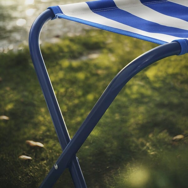 Ikea STRANDÖN - Folding stool, blue