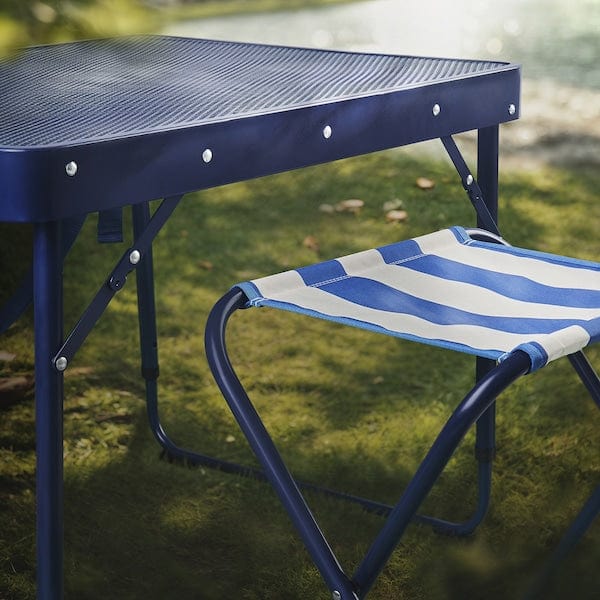 Ikea STRANDÖN - Folding stool, blue