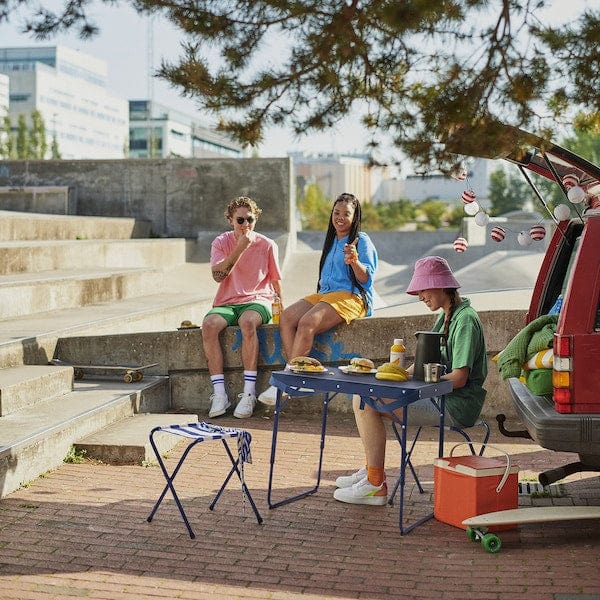 Ikea STRANDÖN - Folding stool, blue