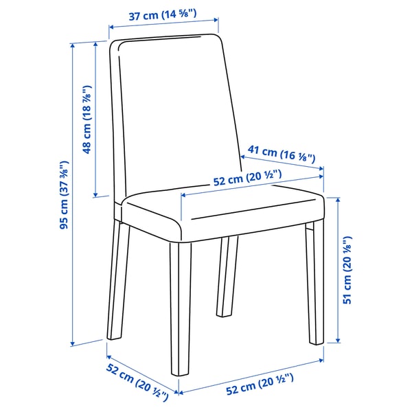 STRANDTORP / BERGMUND table and 4 chairs, white/Gunnared medium grey white, 150/205/260 cm