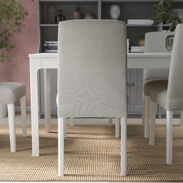 Ikea STRANDTORP / BERGMUND Table and 6 chairs , 150/205/260 cm