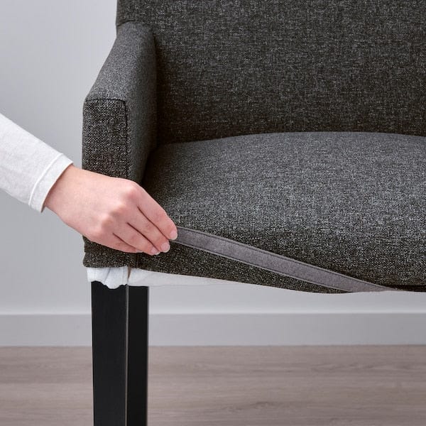 Ikea STRANDTORP / MÅRENÄS - Table and 6 chairs with armrests , 150/205/260 cm