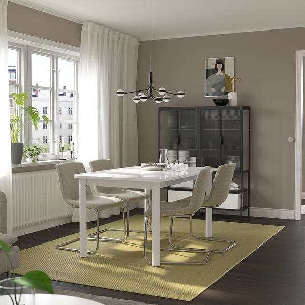STRANDTORP extendable table, white, 150/205/260x95 cm