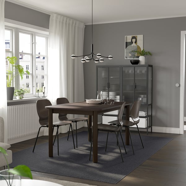 STRANDTORP extendable table, brown, 150/205/260x95 cm