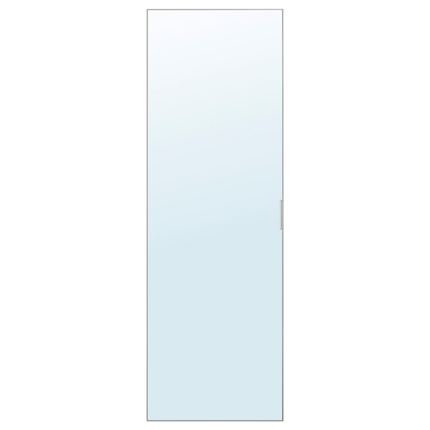 STRAUMEN door with soft closing hinges, mirror glass, 60x180 cm