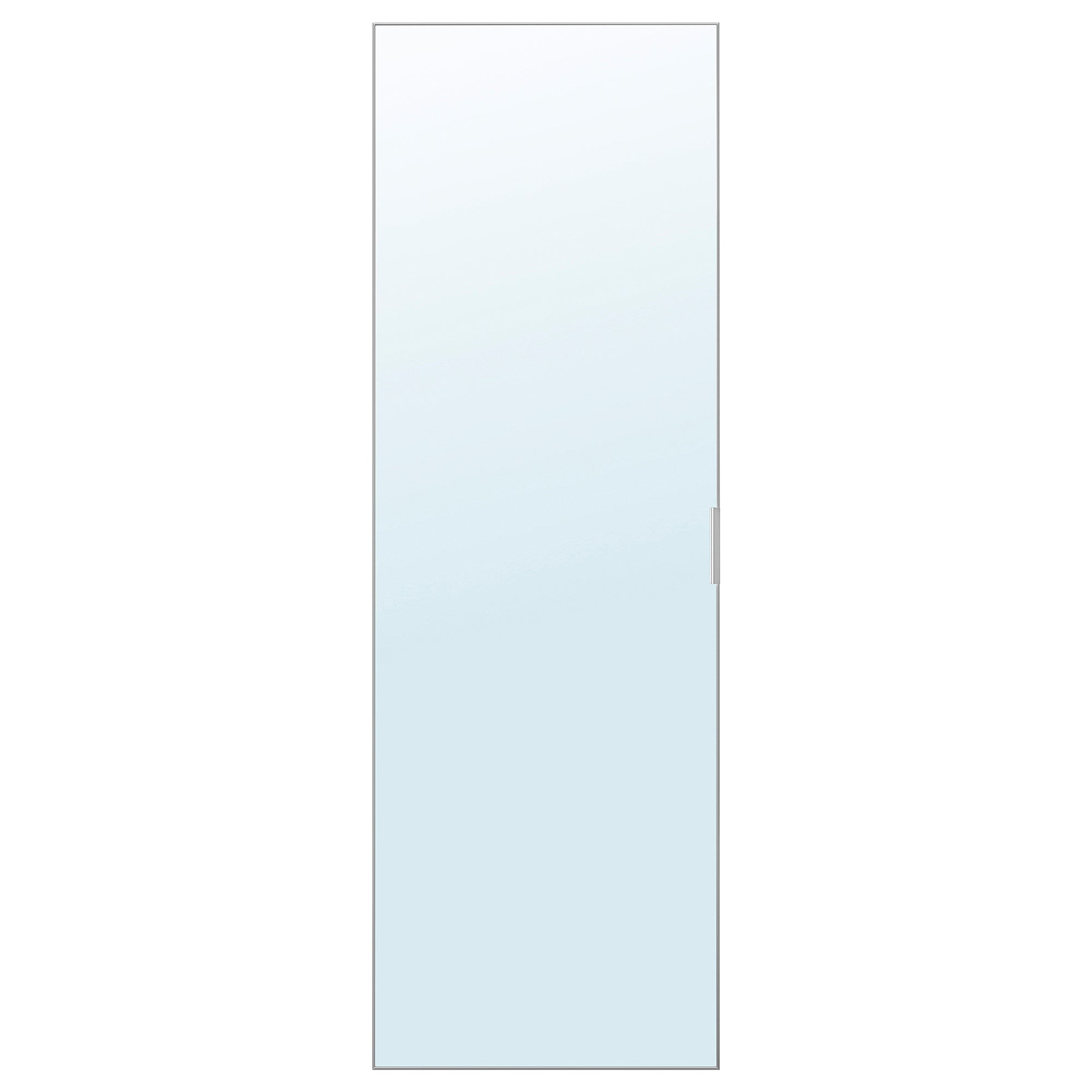 STRAUMEN door with soft closing hinges, mirror glass, 60x180 cm