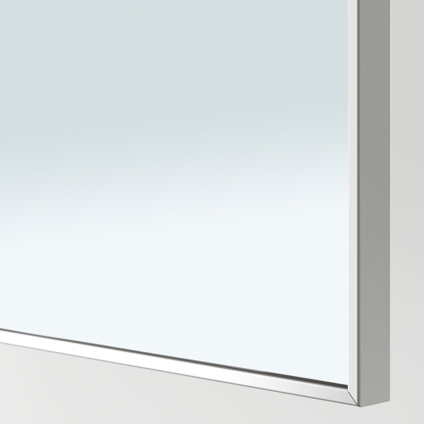 STRAUMEN door with soft closing hinges, mirror glass, 60x180 cm