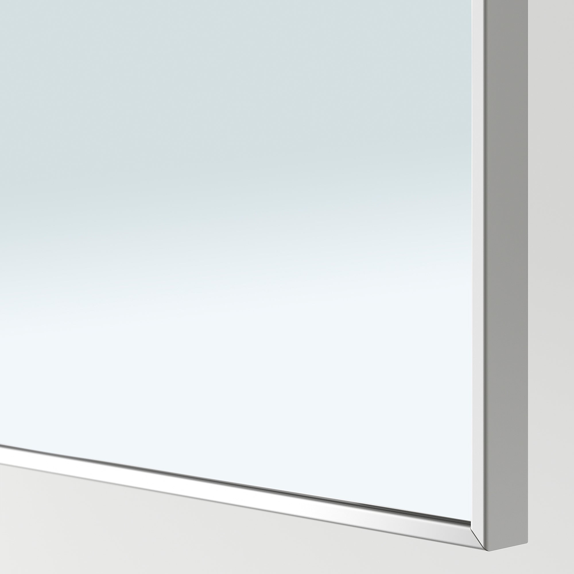 STRAUMEN door with soft closing hinges, mirror glass, 60x180 cm