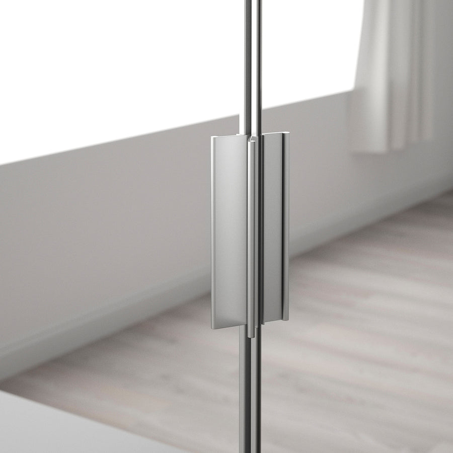 STRAUMEN door with soft closing hinges, mirror glass, 60x180 cm
